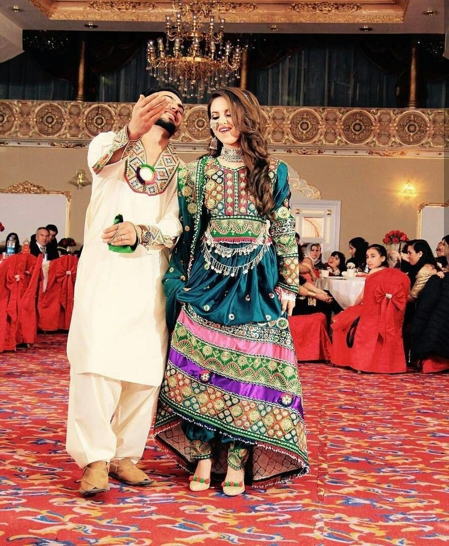 Афганистанское свадебное платье