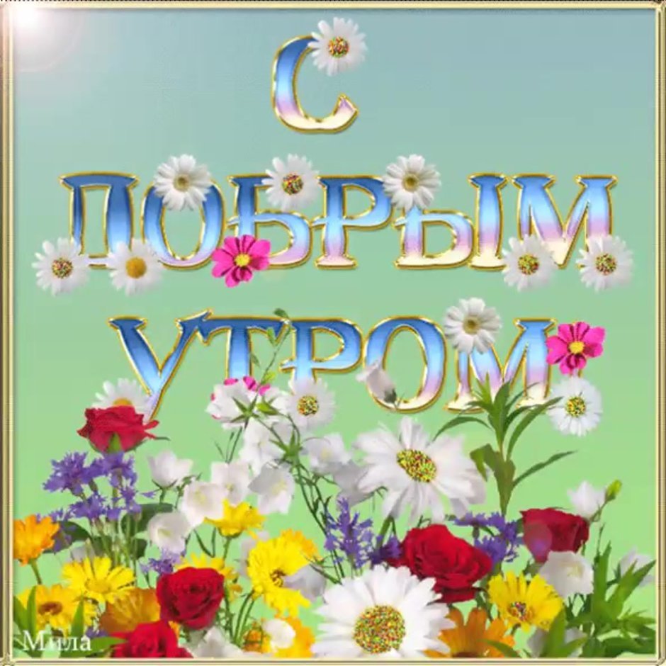 Доброе утро июль