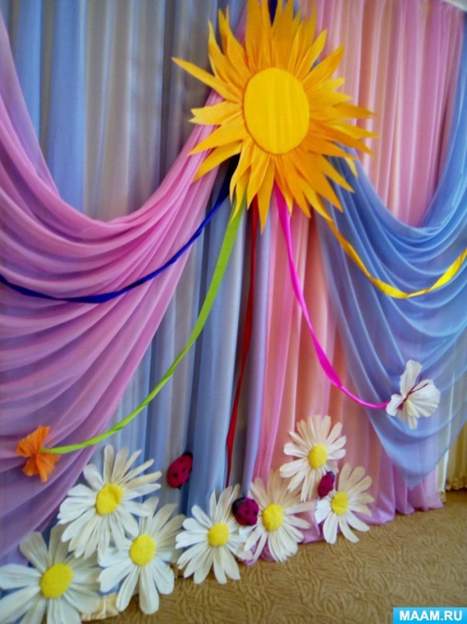 Украшение музыкального зала