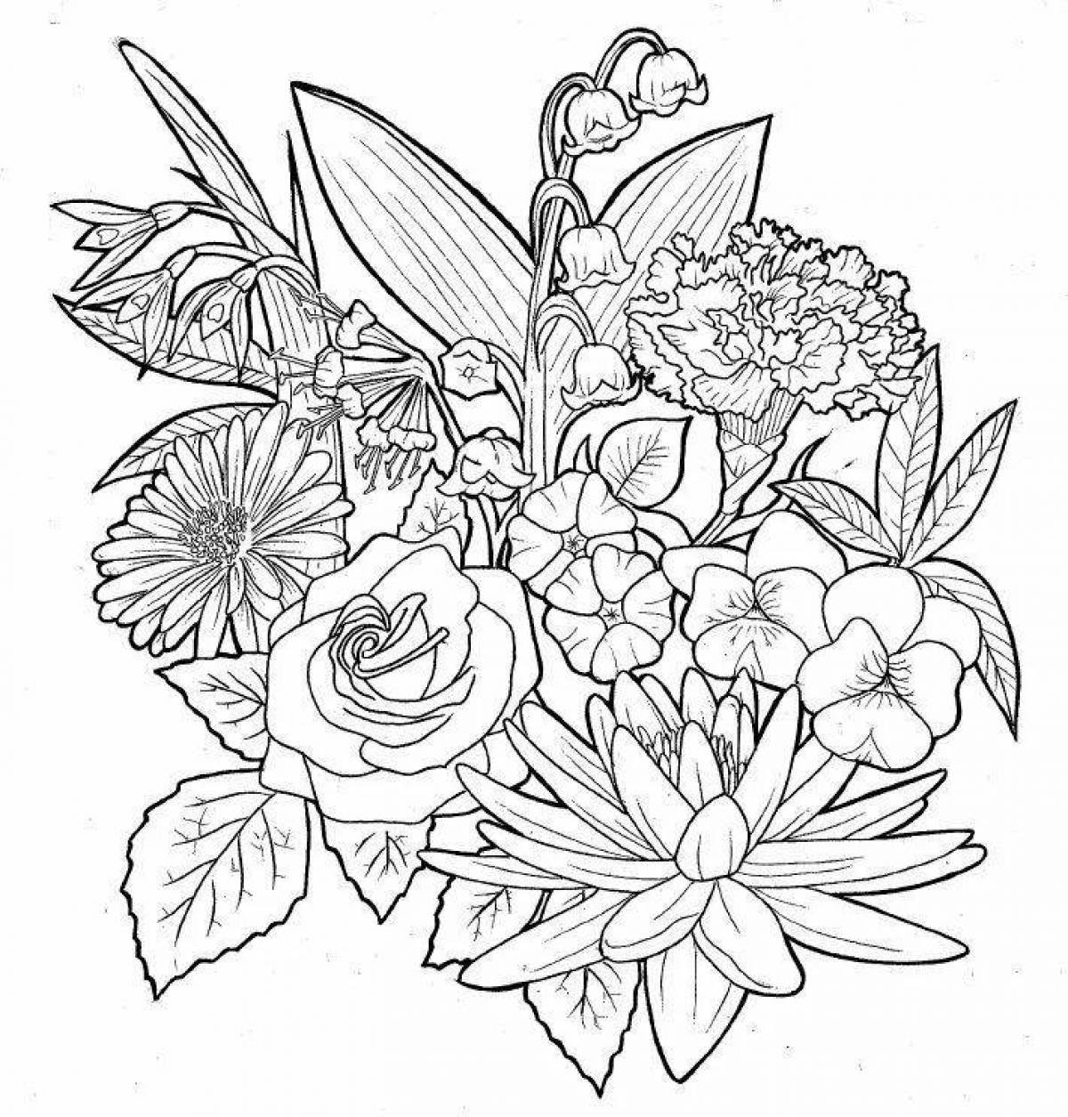 Букет цветов эскиз