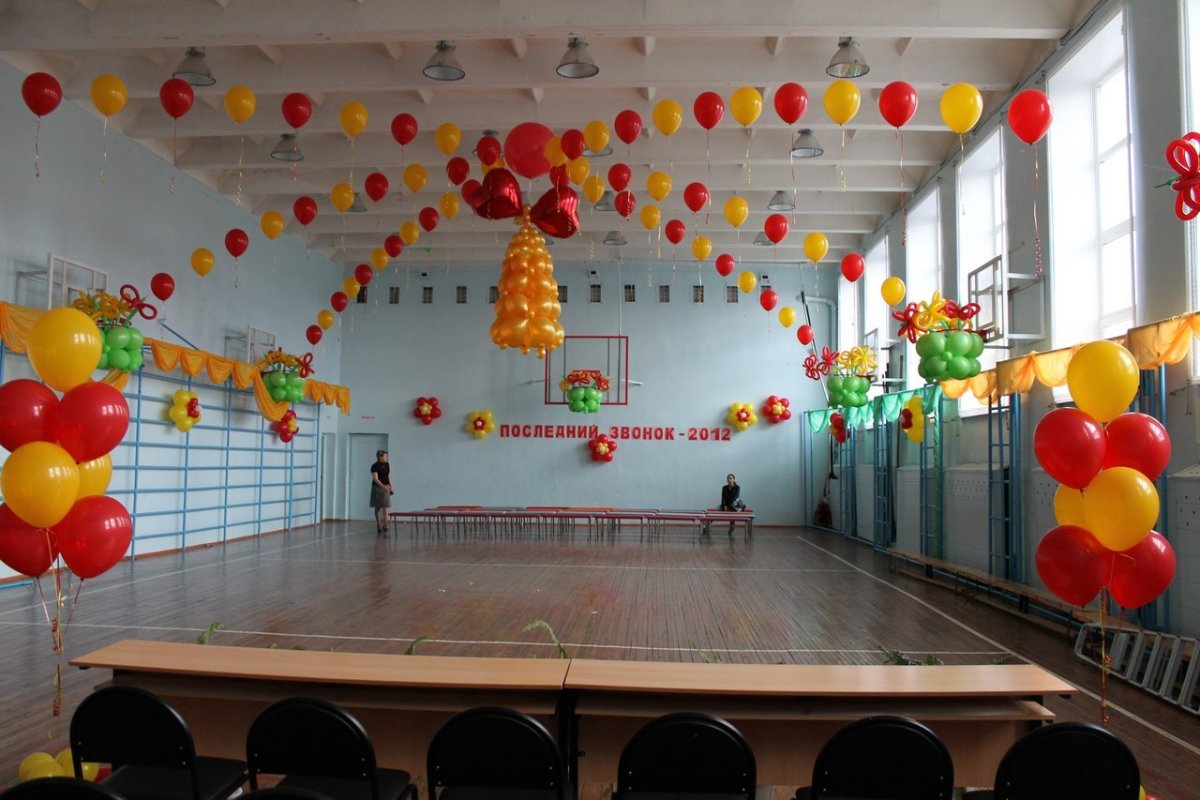 Украшение класса на выпускной