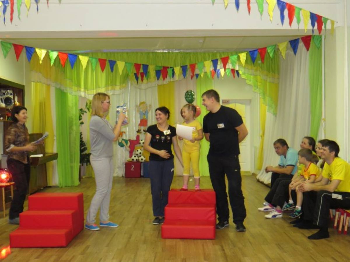 Спортивные залы в детском саду на празднике