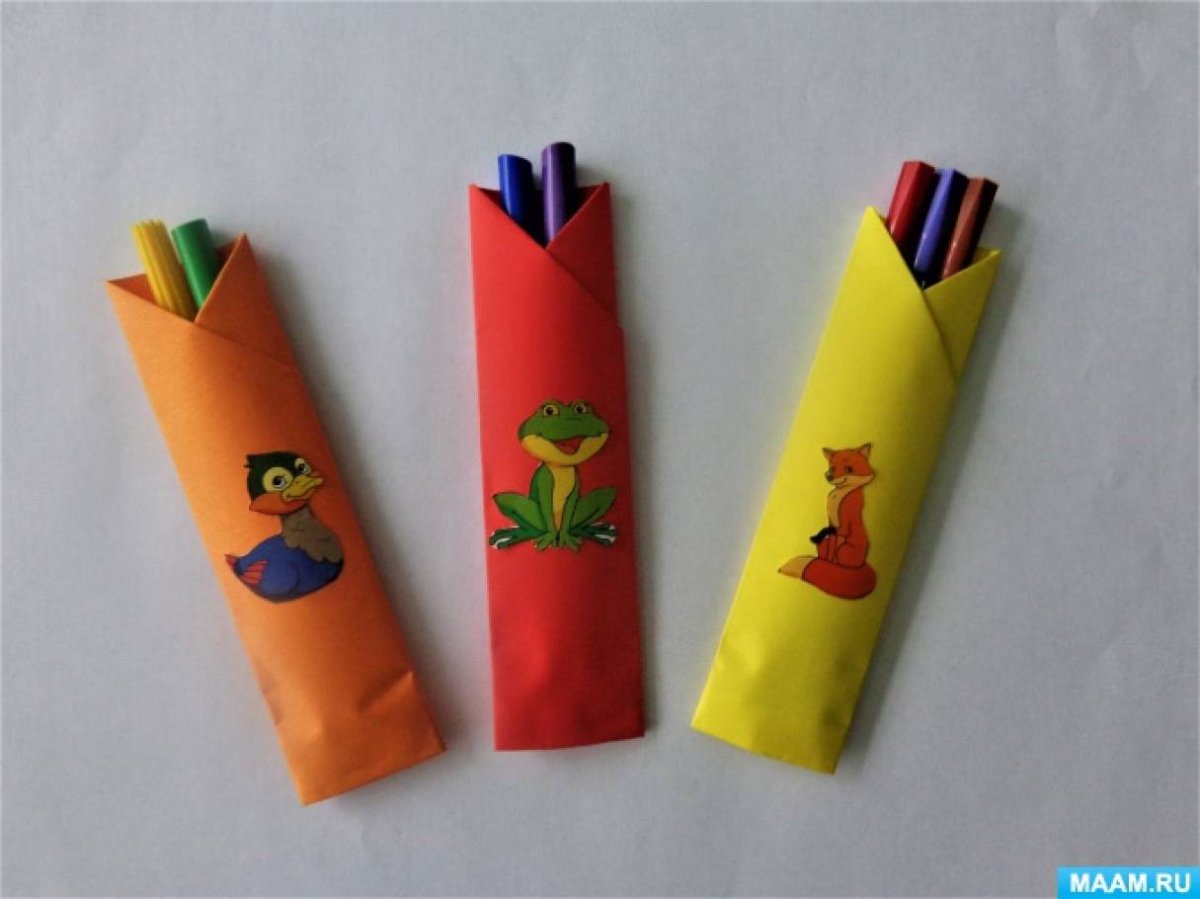 Аппликация школьные принадлежности