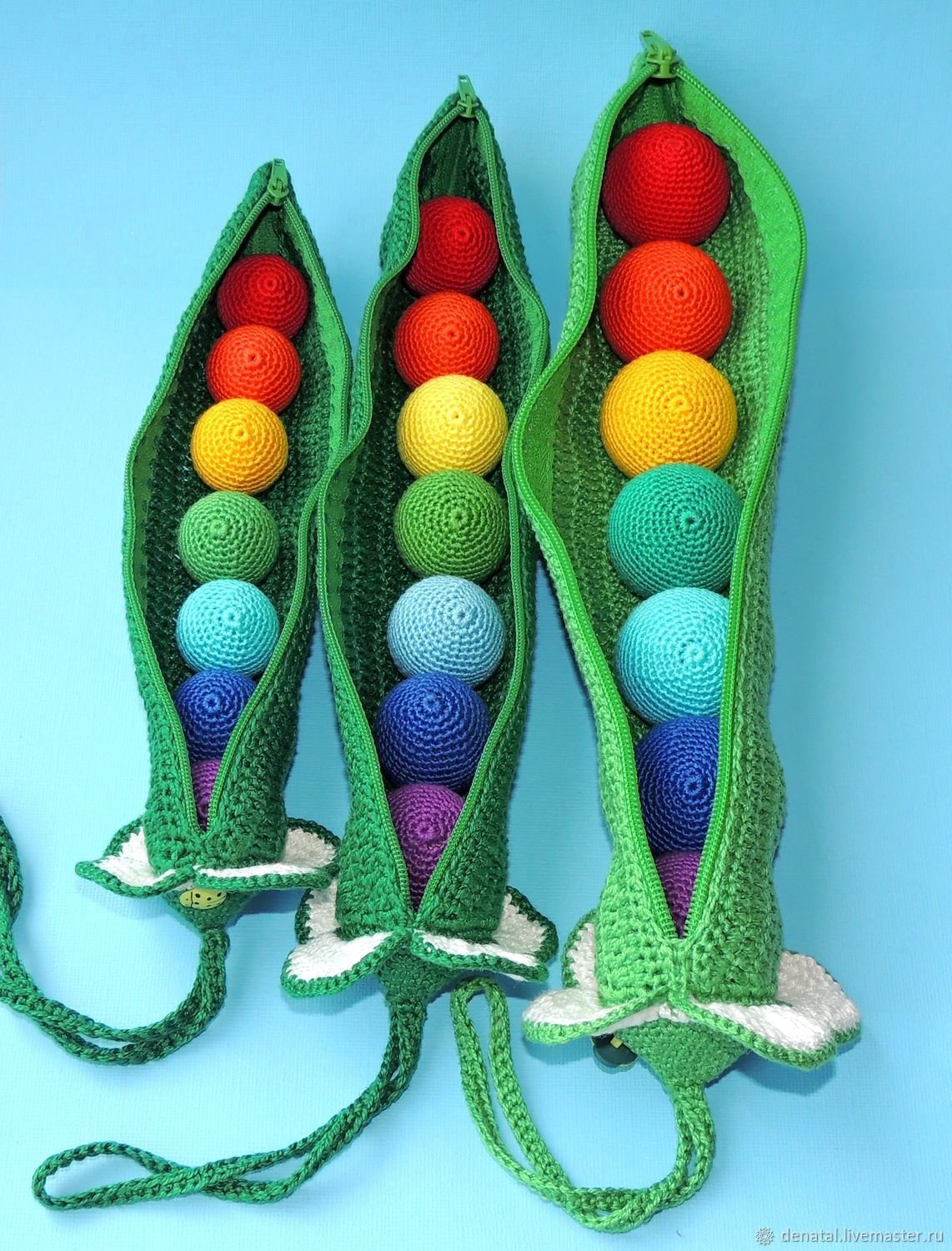 Вязаные развивающие игрушки для малышей