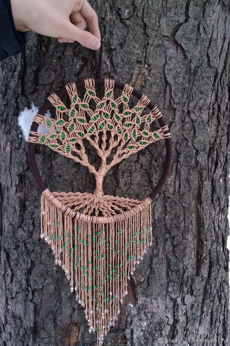 Панно Древо жизни макраме