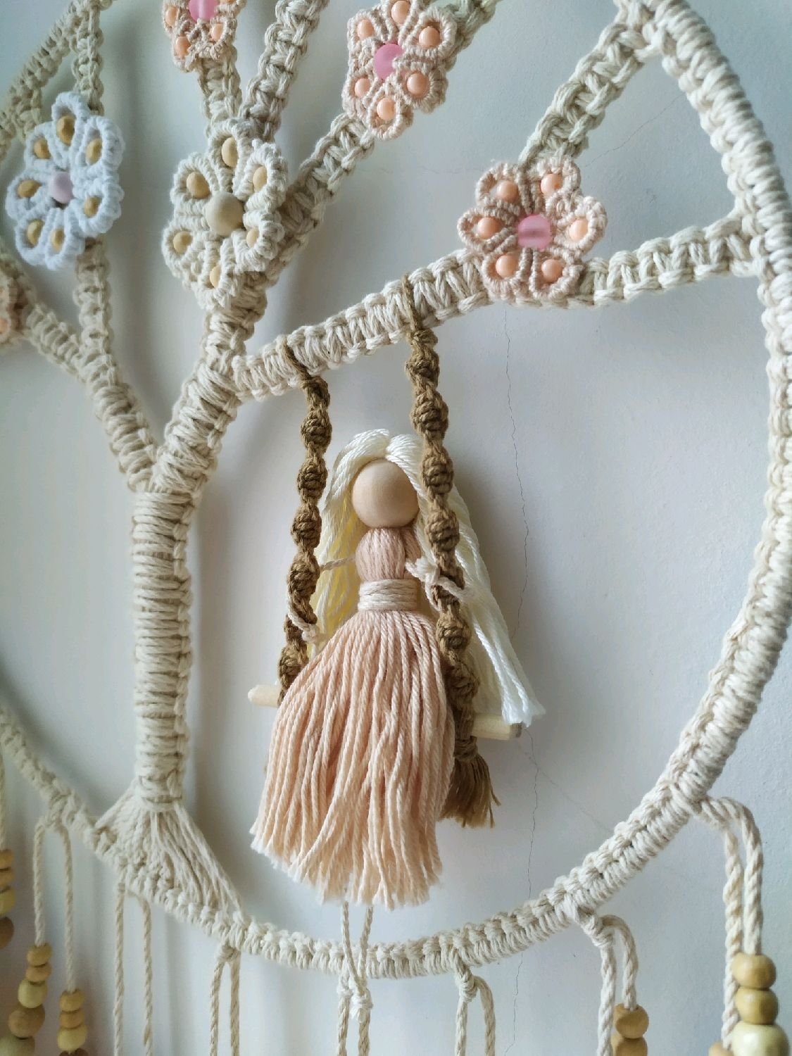 Панно Древо жизни макраме