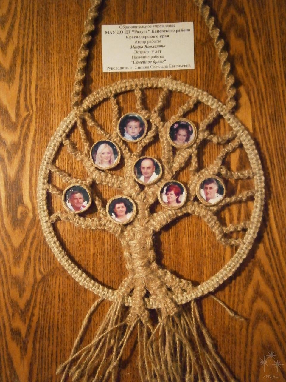 Дерево макраме