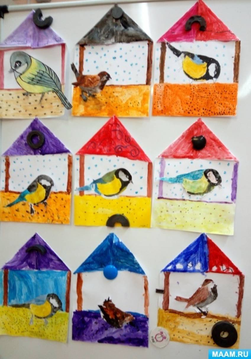 Конструирование птица в подготовительной группе