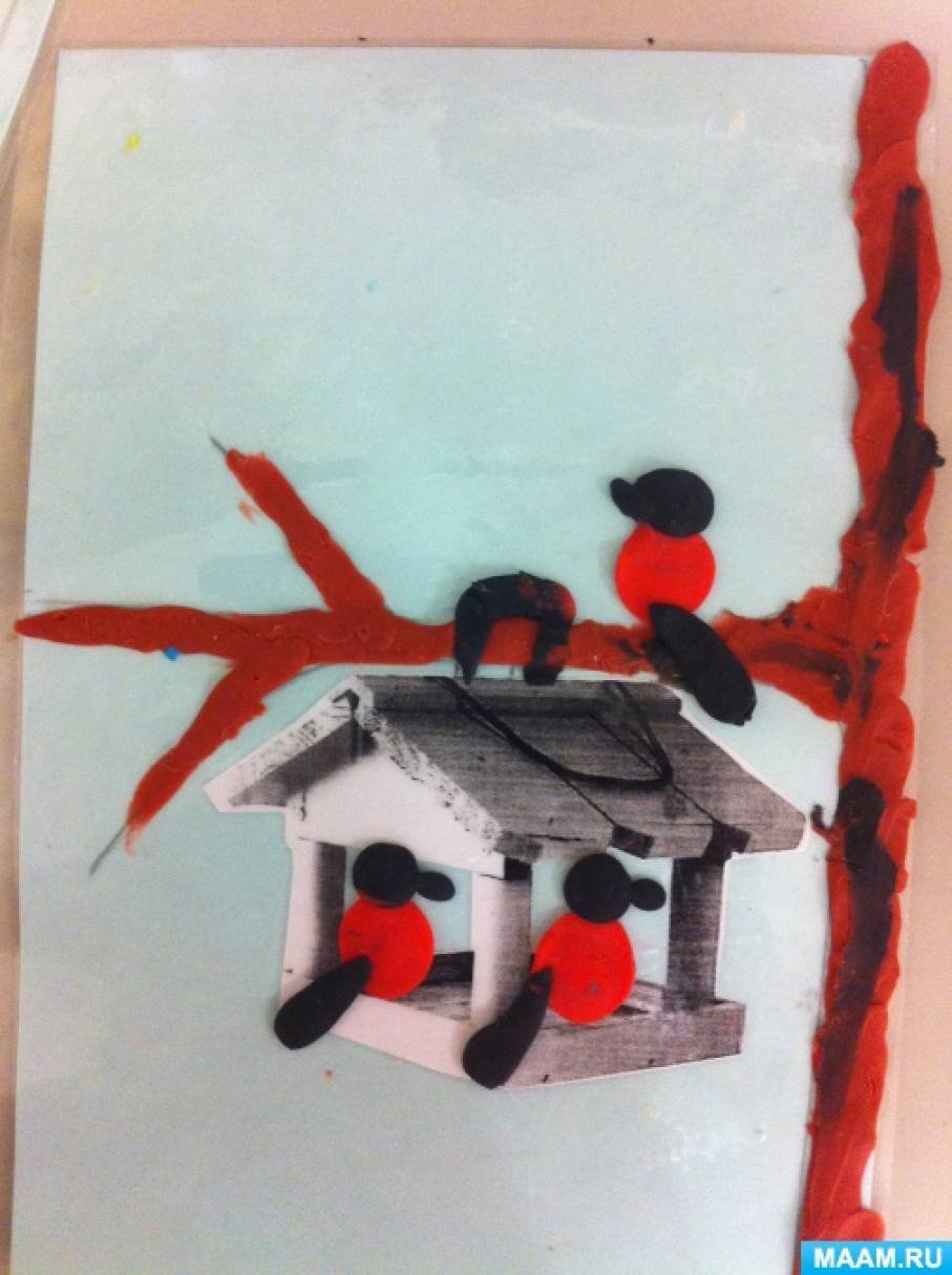 Лепка кормушка