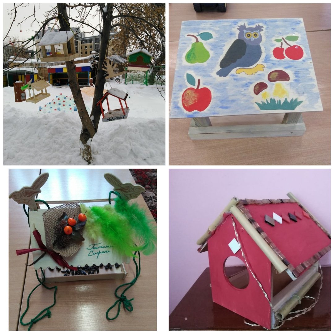 Кормушка для птиц поделка в садик