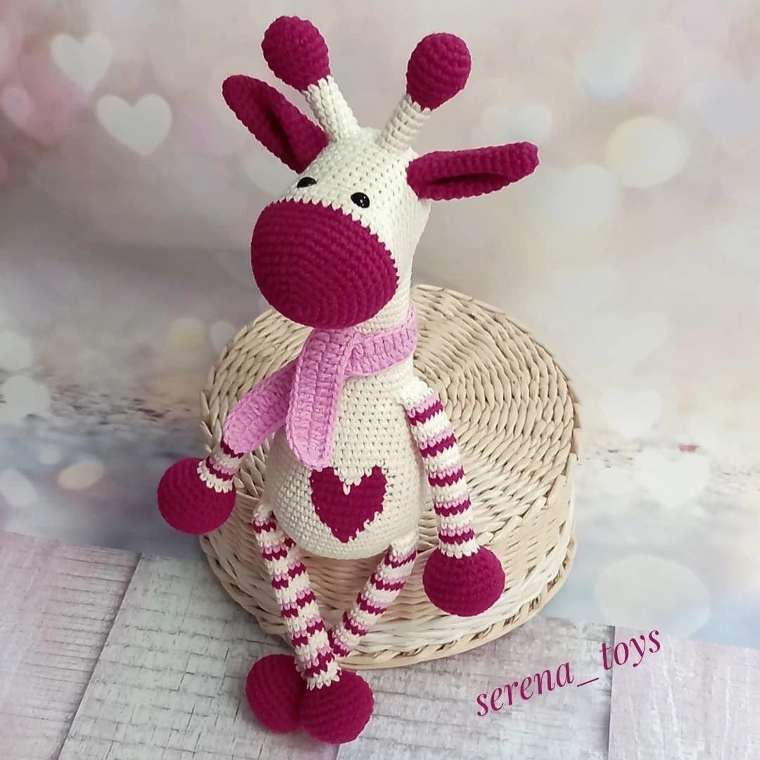 Вязаный Жираф мастер класс