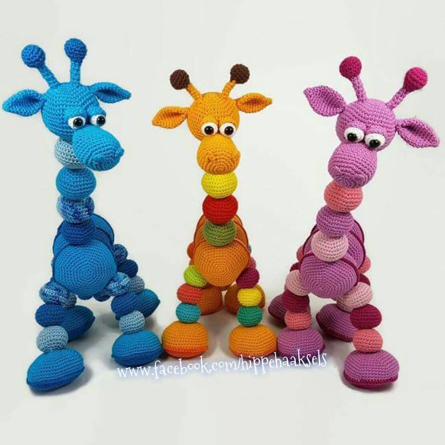 Жираф Лошарик амигуруми
