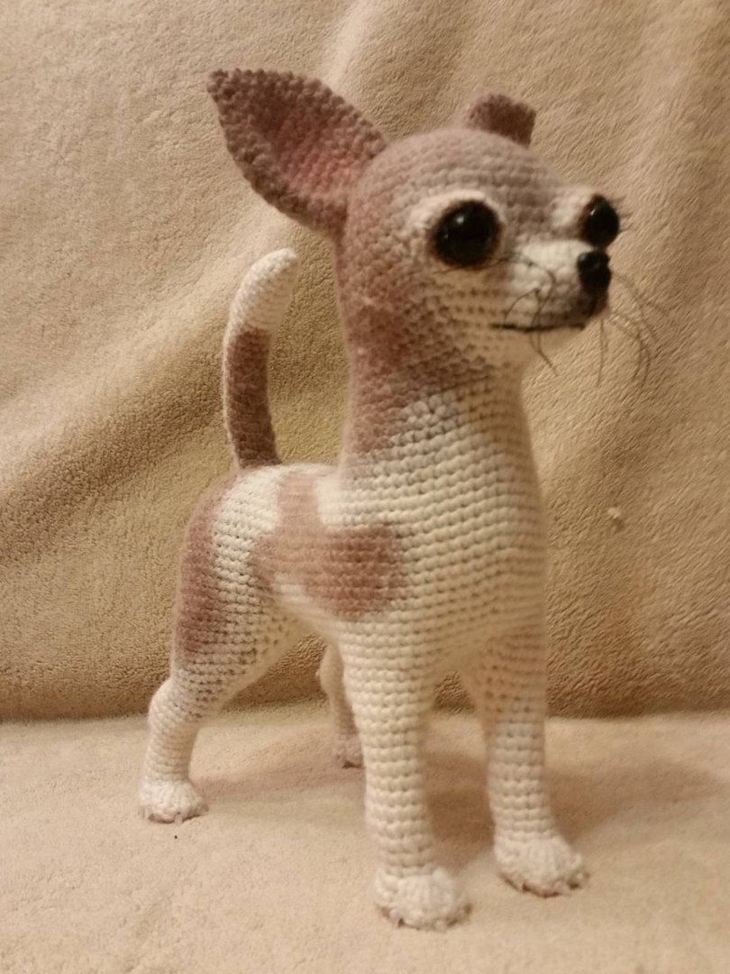 Вязаная собачка