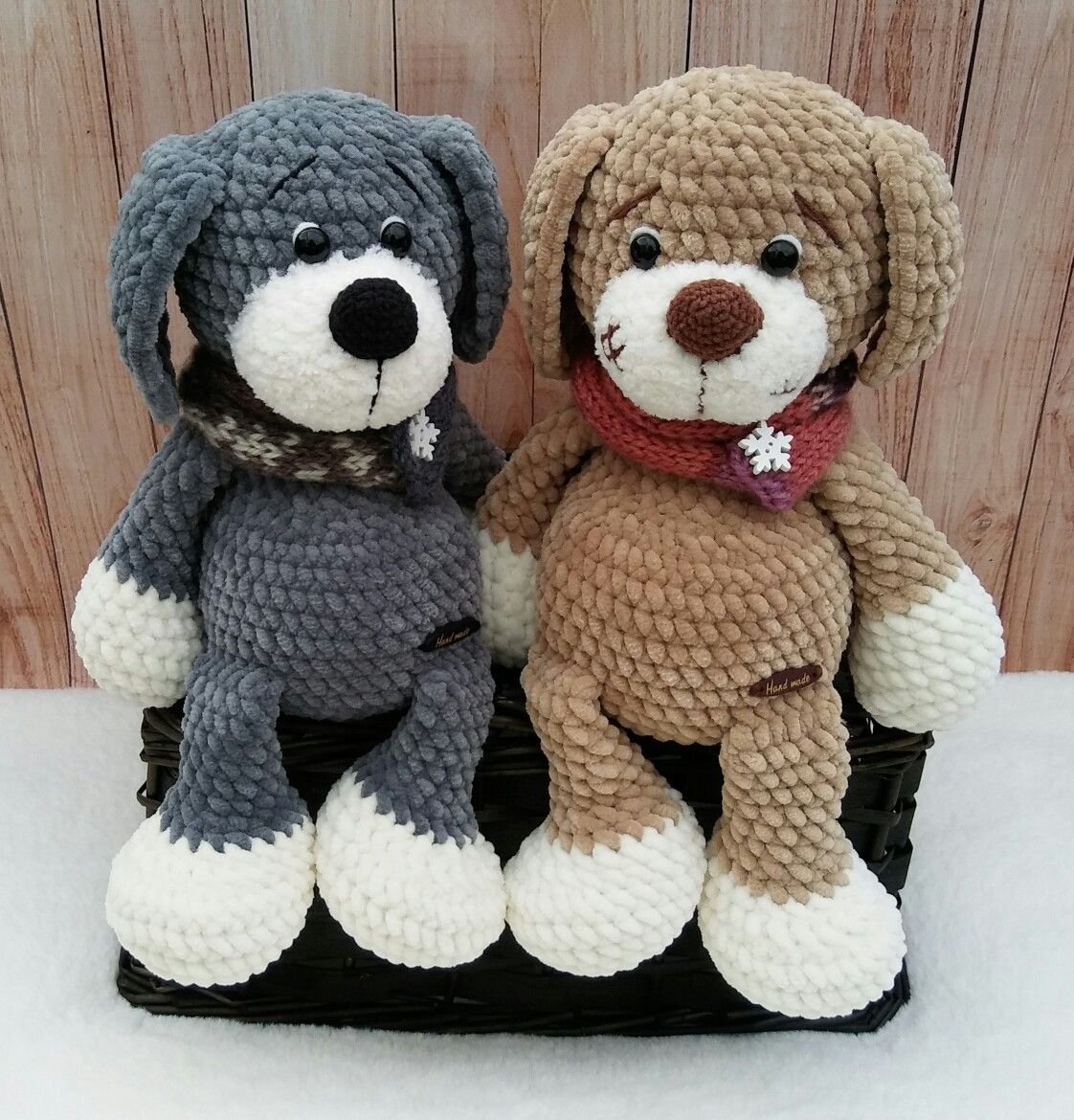 Вязаная собачка