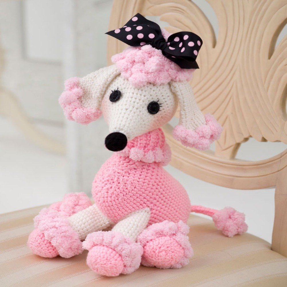 Вязаный пудель