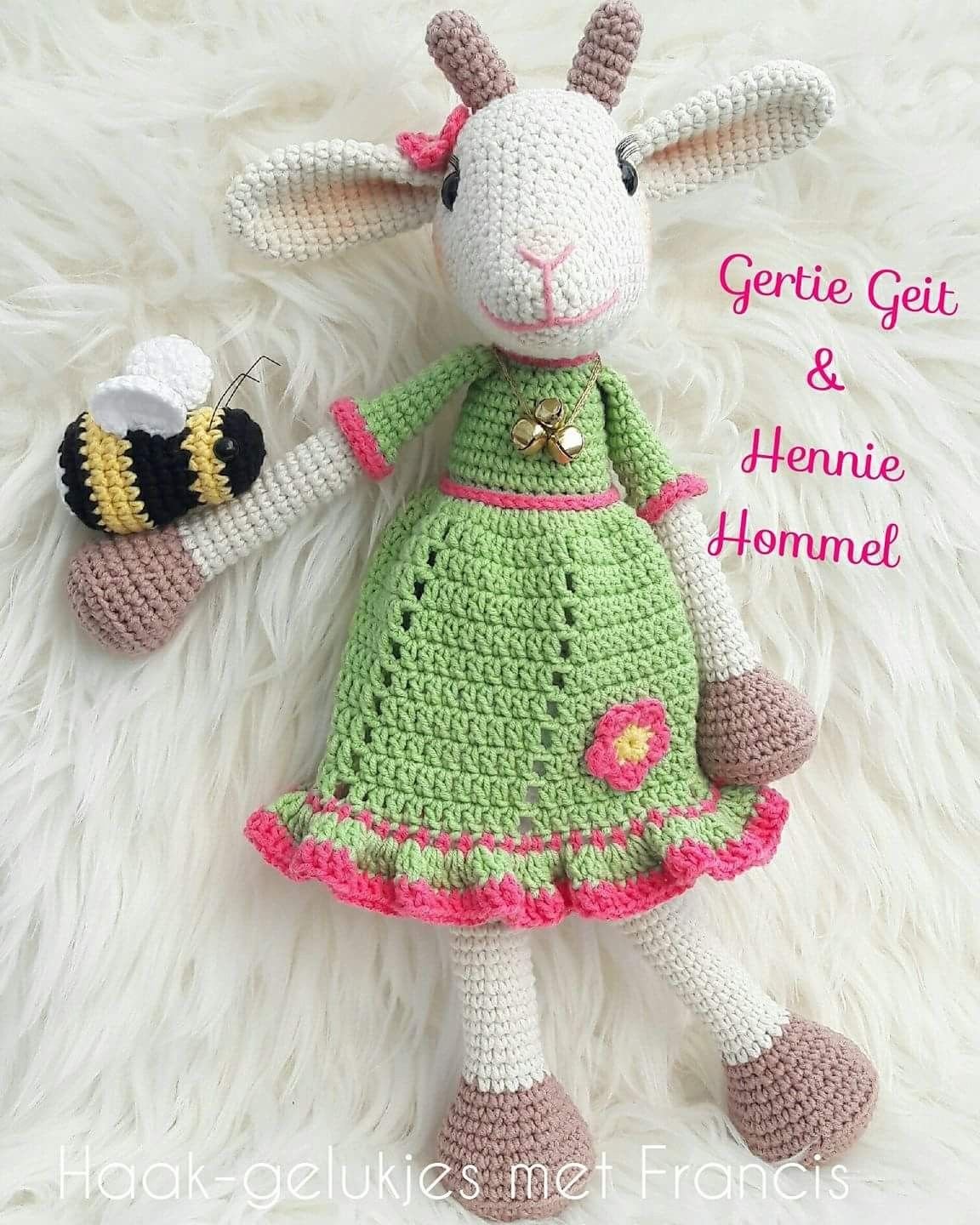 Козочка вязаная крючком