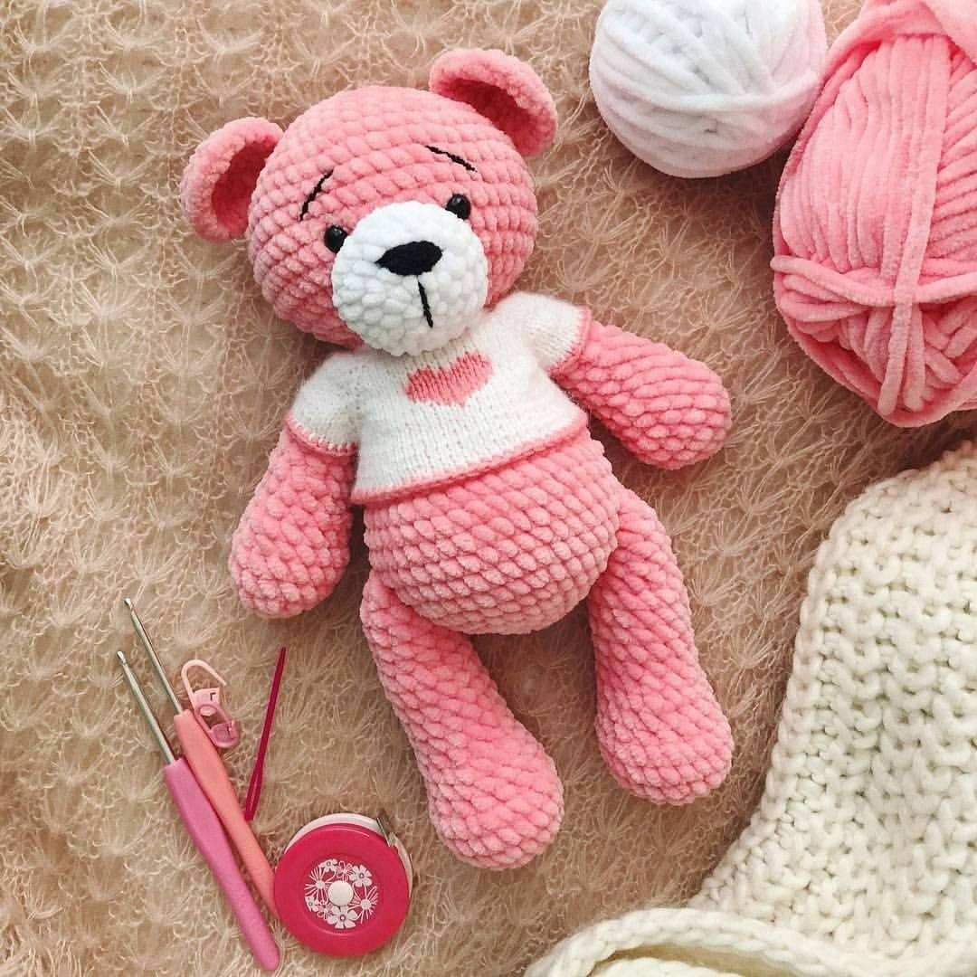 Вязаный мишка