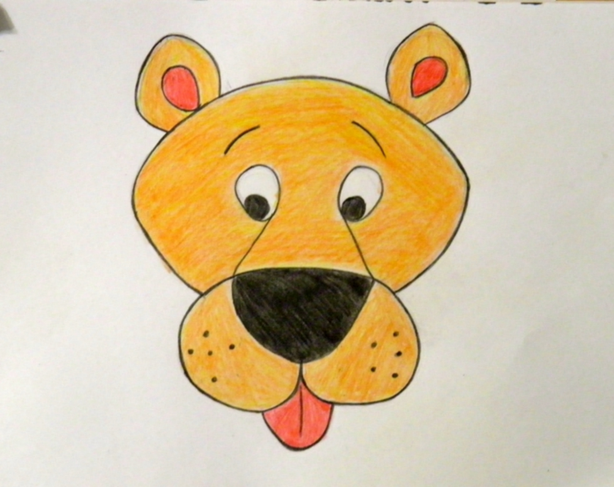 Морда Льва для аппликации