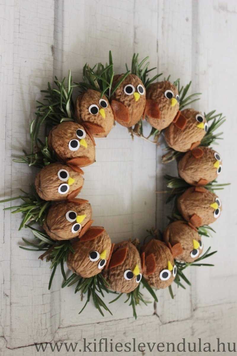 Поделки из скорлупы грецкого ореха