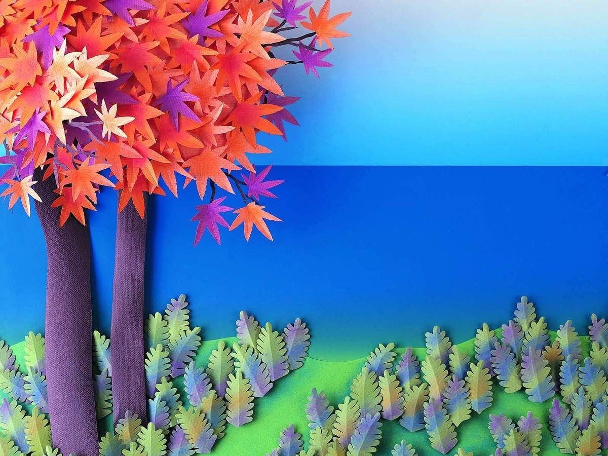 Осенние поделки из бумаги