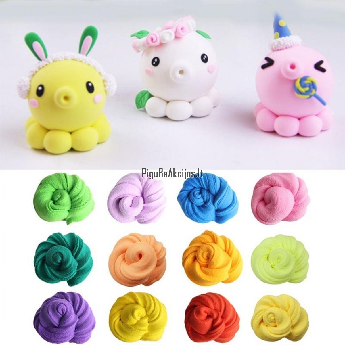 Фигурки из воздушного пластилина