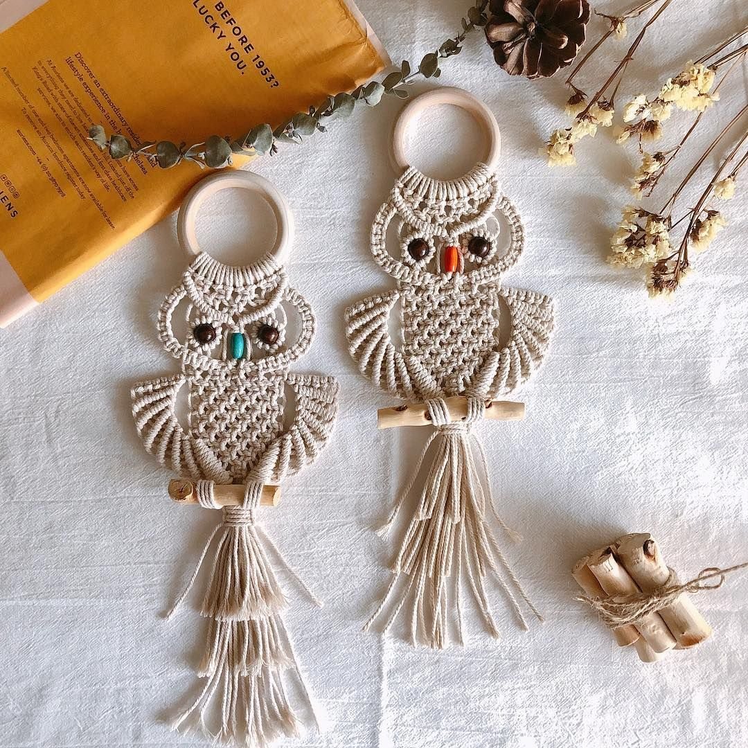 Совенок макраме