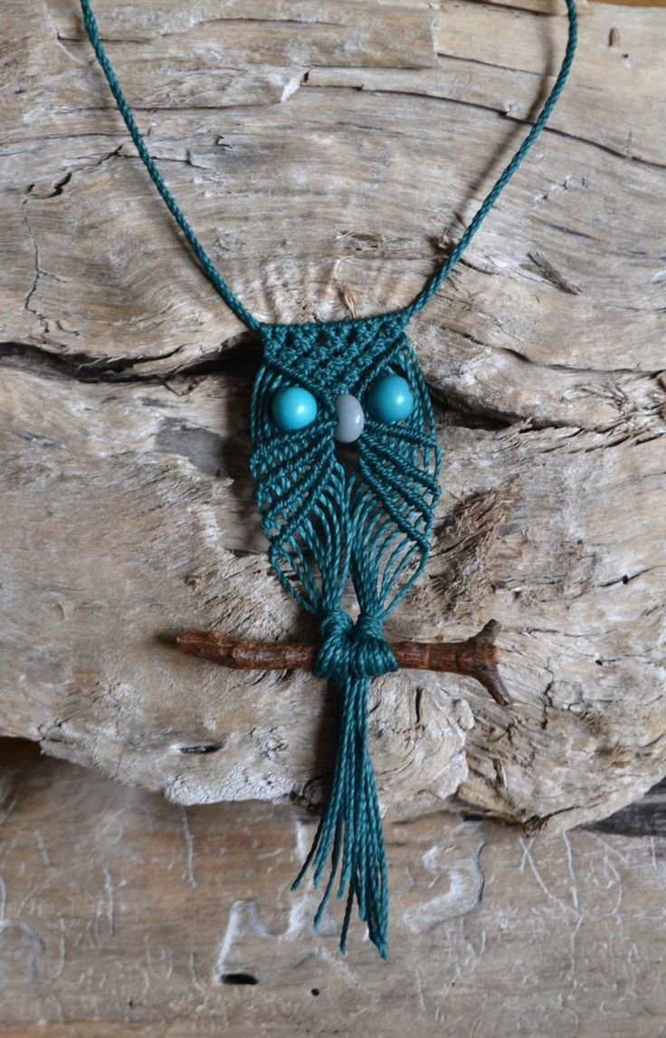 Макраме птица