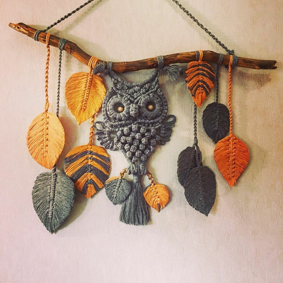 Панно макраме