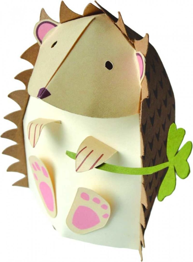 Ежик из бумаги