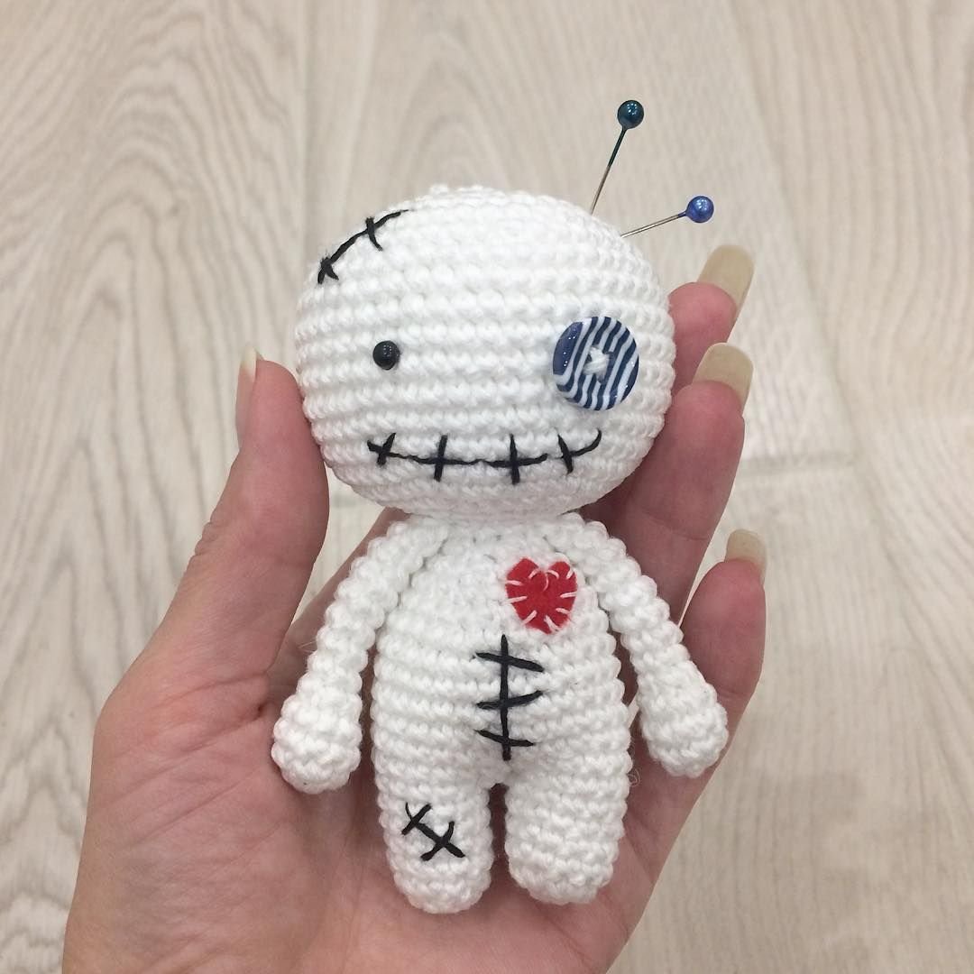 Амигуруми крючком кукла вуду