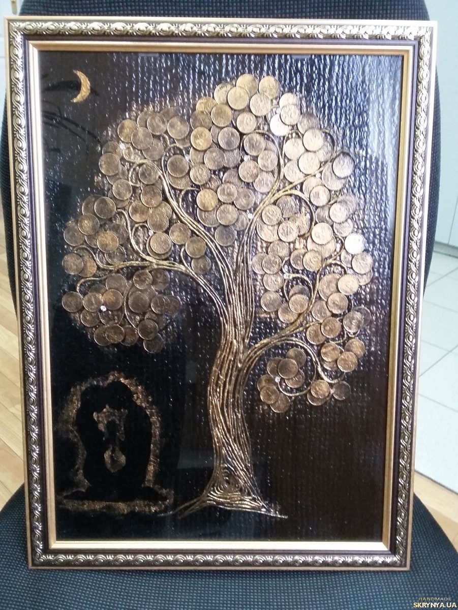Дерево из монет