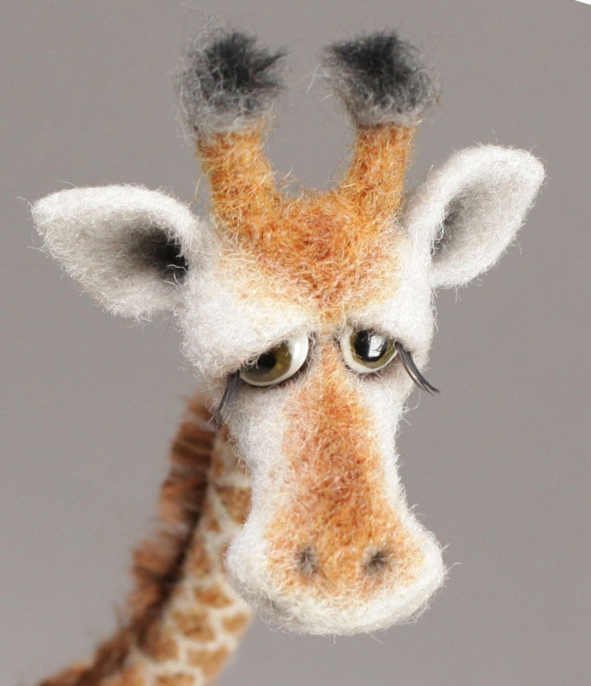 Ирина Егорова Ацикулярис валяние из шерсти Жираф