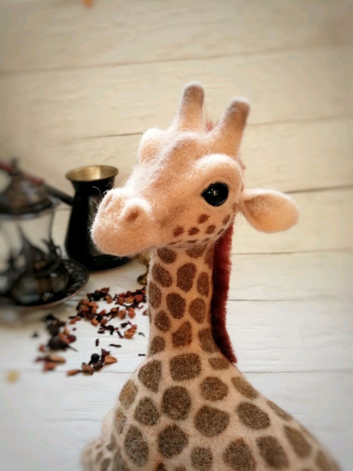 Войлочные игрушки Жираф