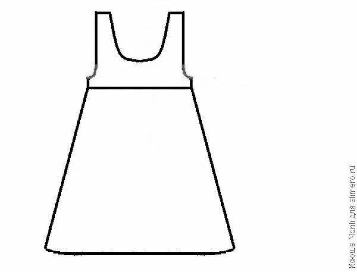 Трафарет сарафана