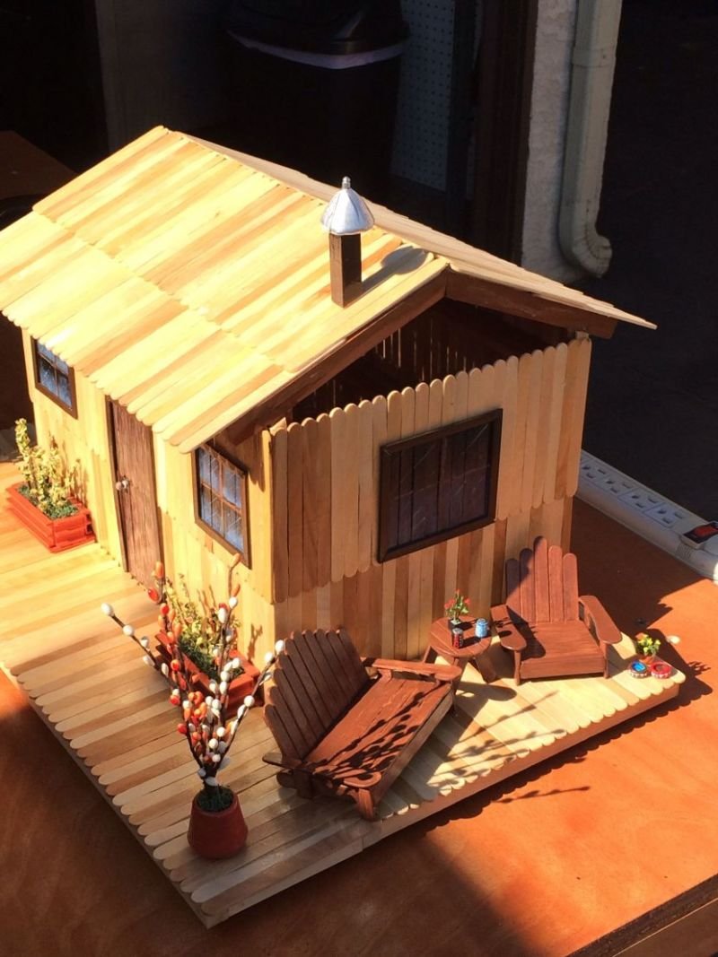 Досиу из палочек длямороженого