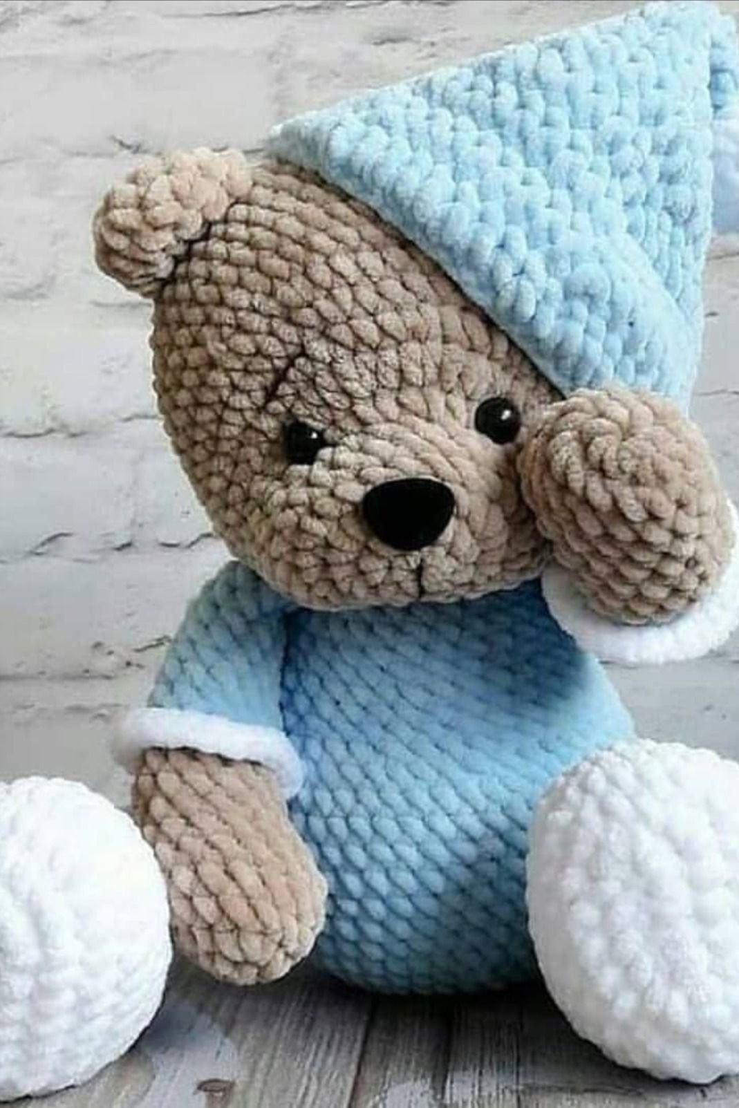 Юлия Дейнега Медвежонок амигуруми