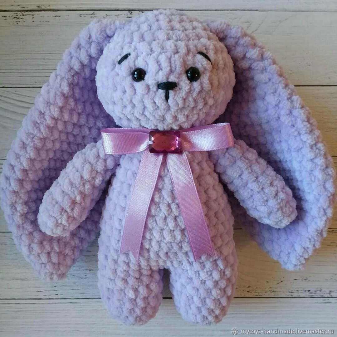 Зефирный Зайка амигуруми