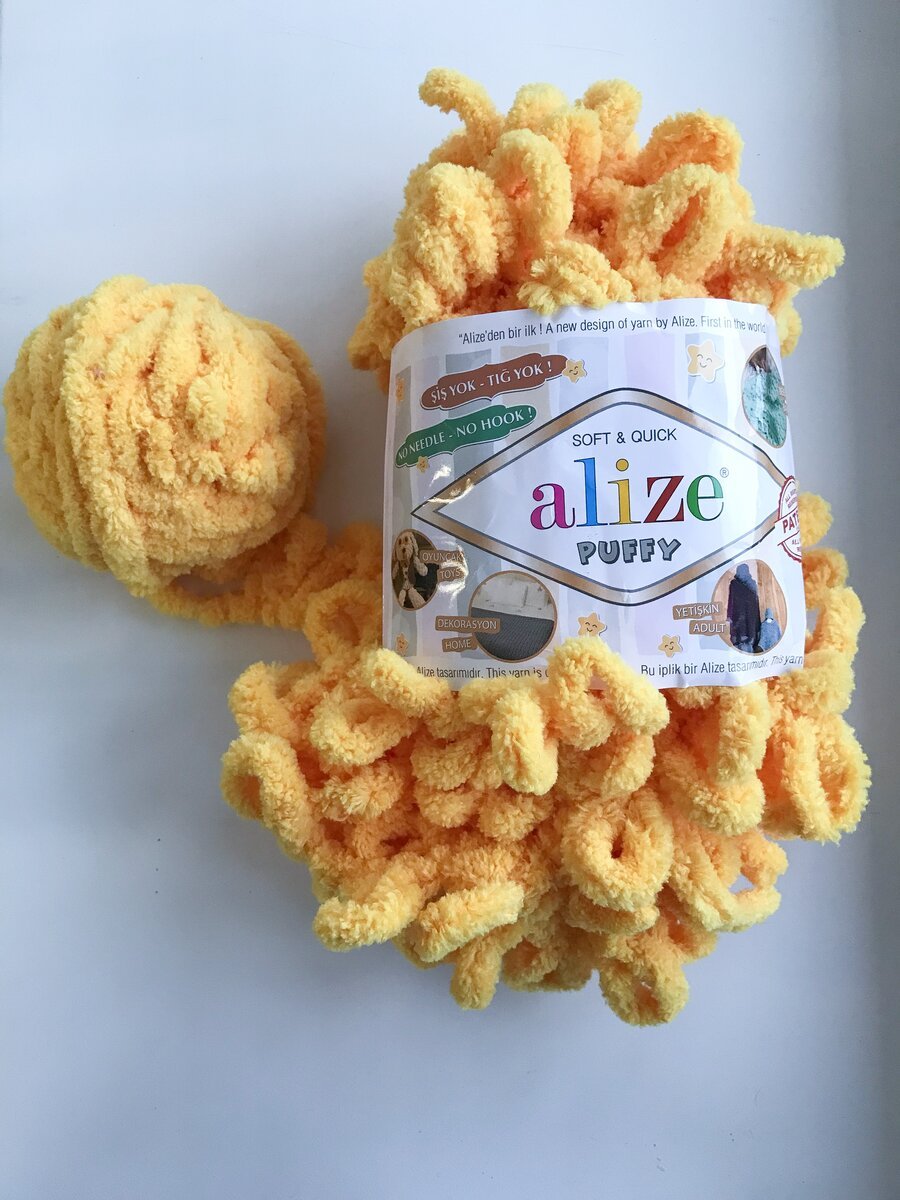 Игрушки из пряжи пуффи для начинающих