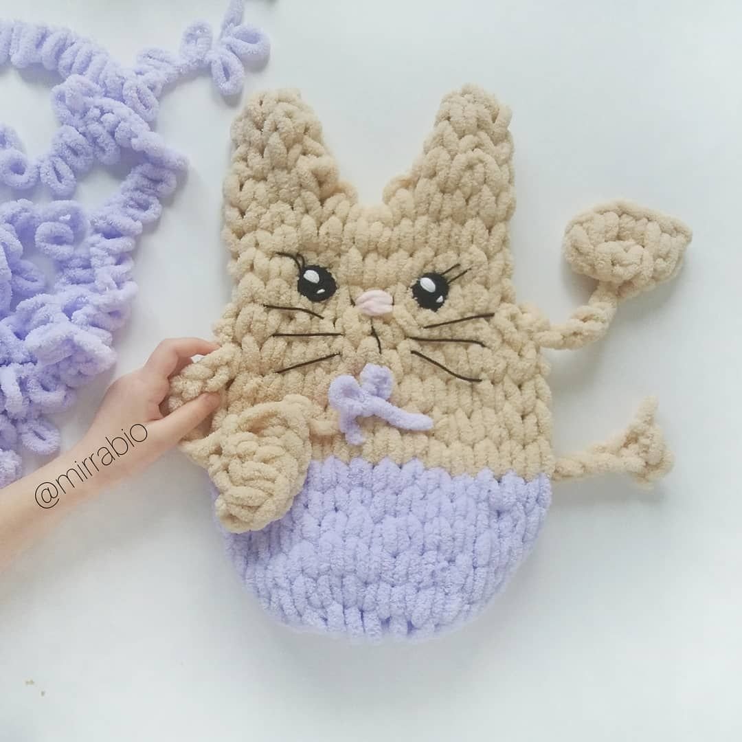 Игрушки из ниток Ализе Пуффи