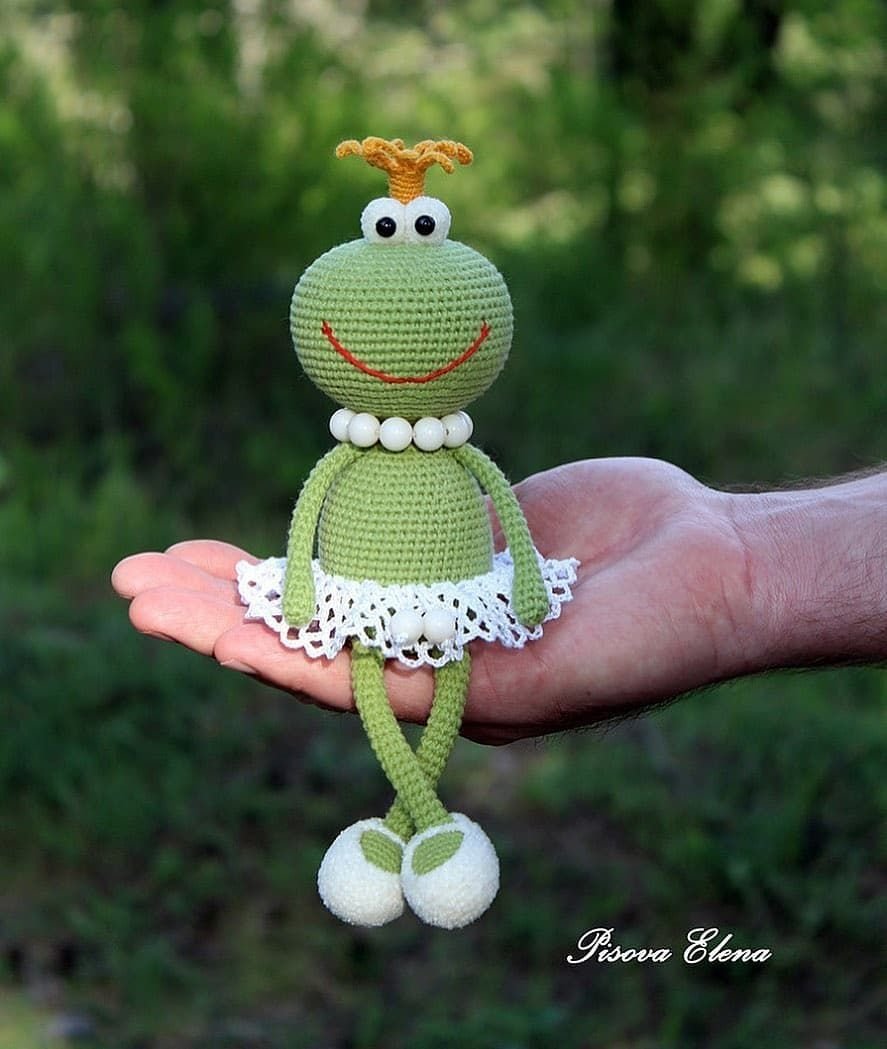 Игрушки амигуруми лягушки