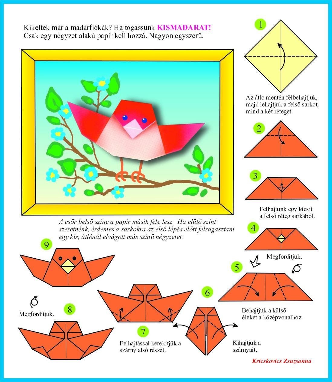 Оригами схемы для детей