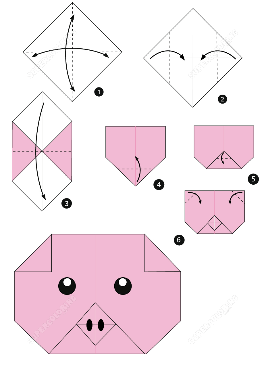 Поделки оригами из бумаги своими руками пошагово