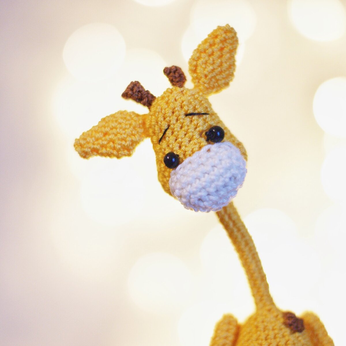 Жираф Джеральд амигуруми