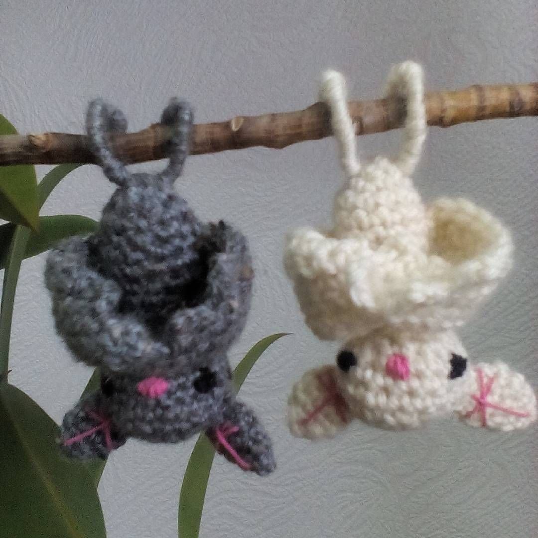 Вязаная летучая мышка крючком