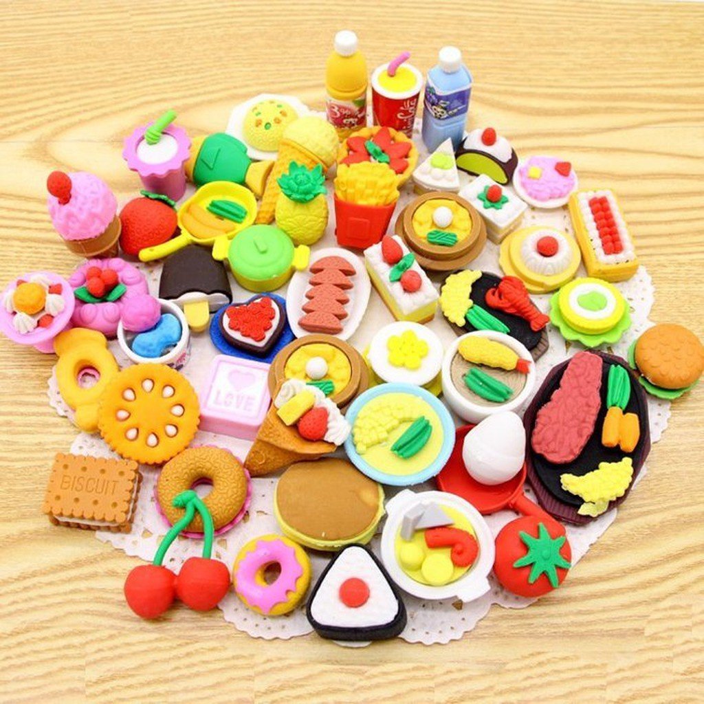 Ластики в виде сладостей