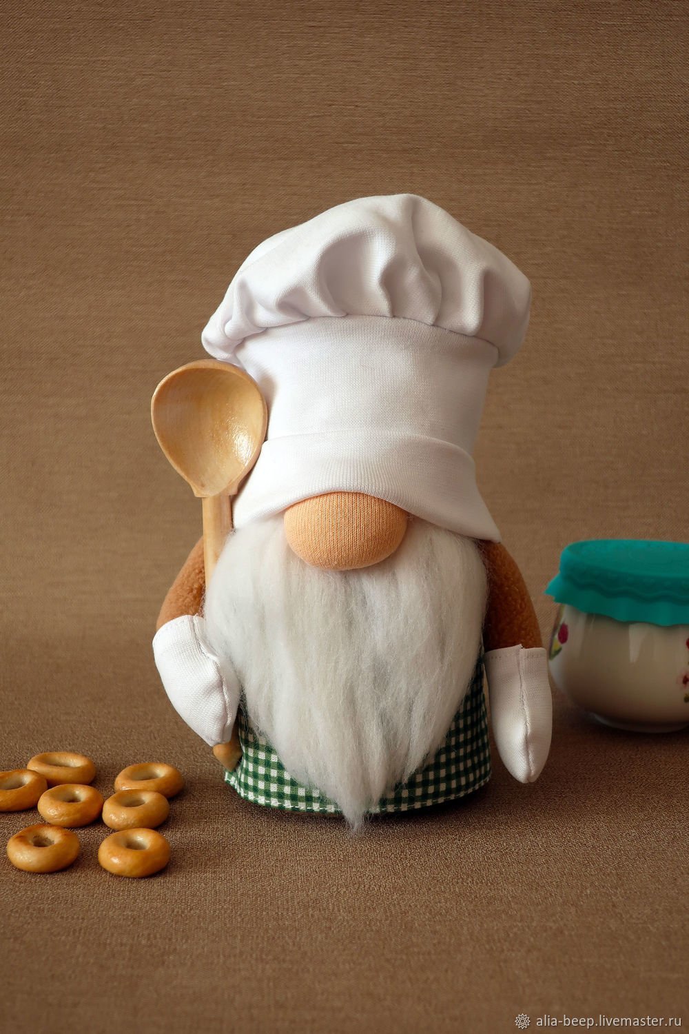 Плоская поделка повар