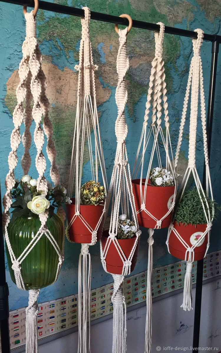 Кашпо макраме МК