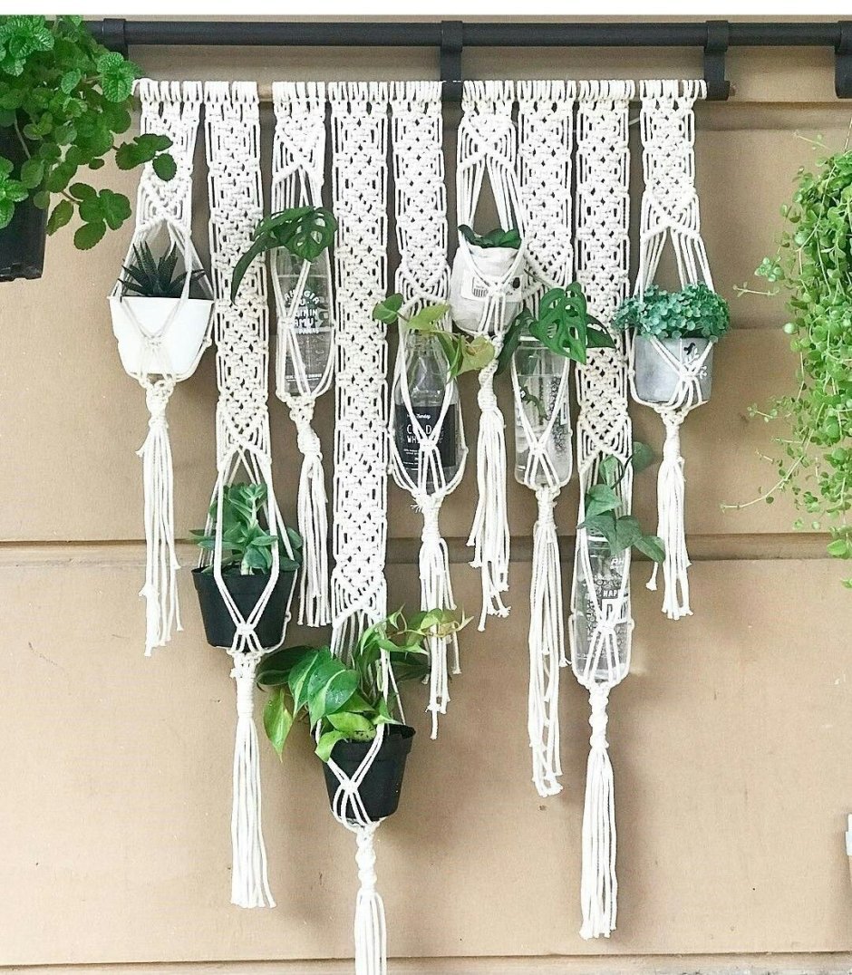 Кашпо "плетение"