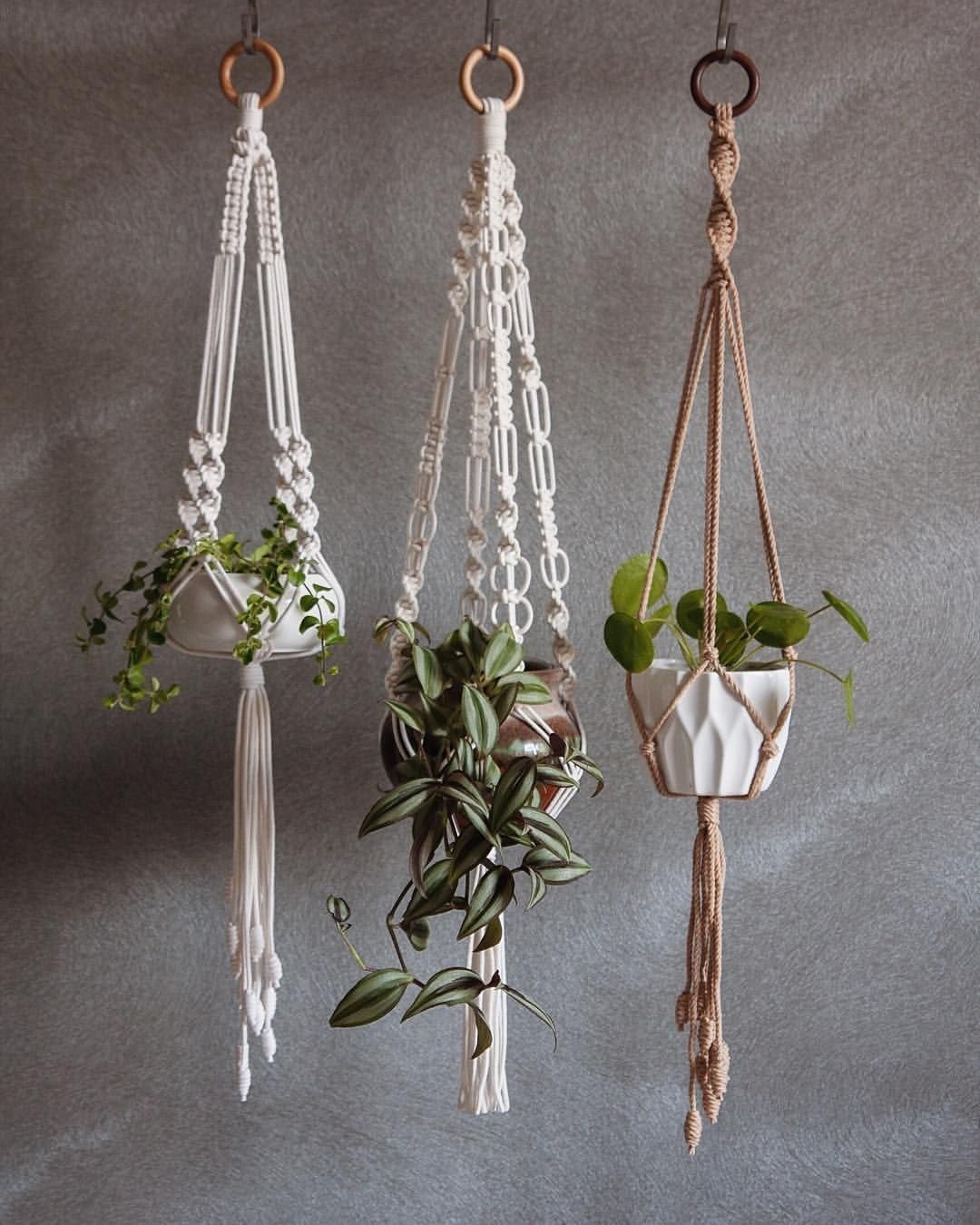 Макраме подвесы для цветов