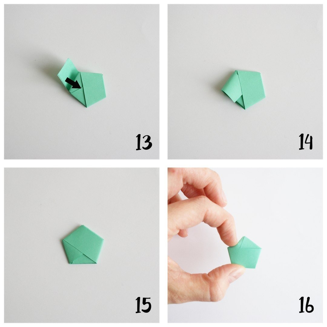 Оригами маленькая Звездочка